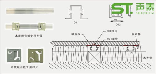 吸音板安装方法