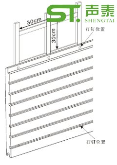 木质穿孔吸音板