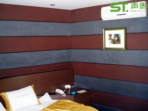 聚酯纤维吸音板效果