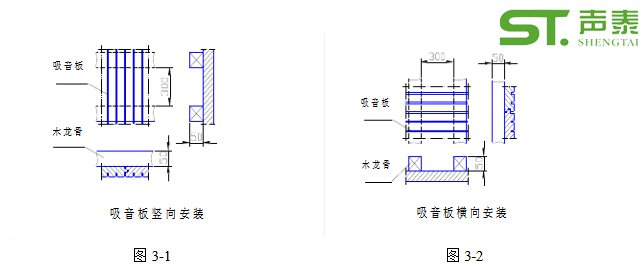 木质吸音板安装说明