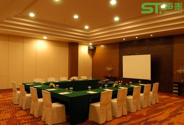 木质吸音板安装效果图