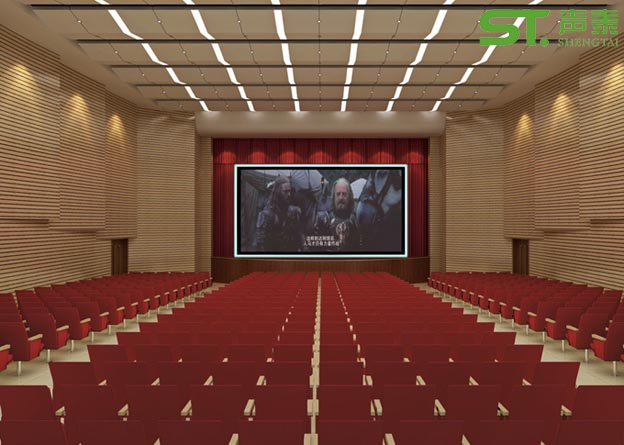 木质吸音板安装效果图