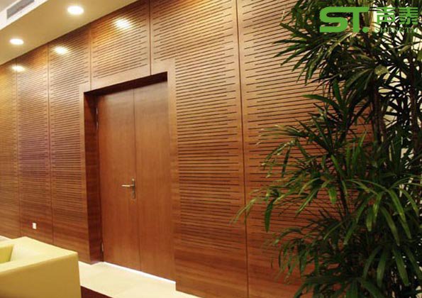 木质吸音板效果图