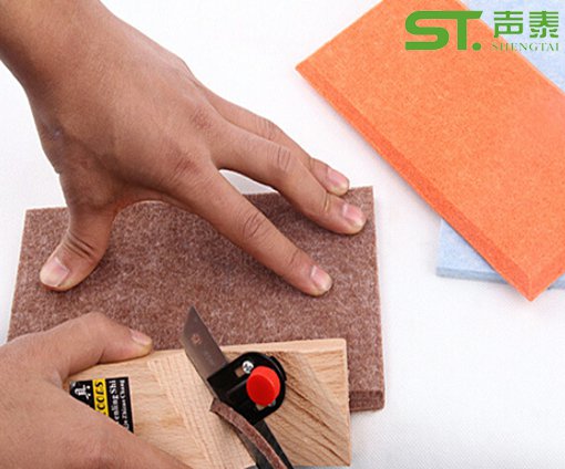 聚酯纤维吸音板施工