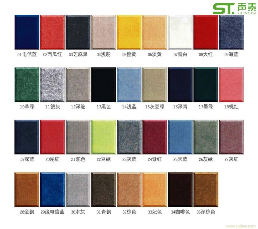 聚酯纤维吸音板应用