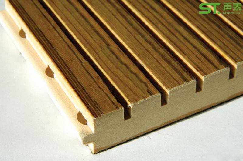 环保槽木吸音板贴图