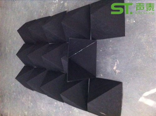 凹凸型聚酯纤维吸声体图片