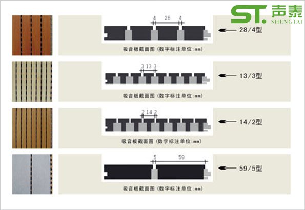 木质槽孔吸音板规格
