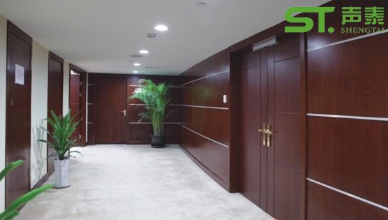 木质挂墙板效果呈现图