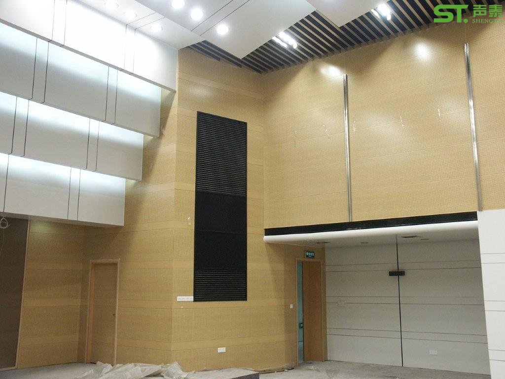 三聚氰胺|天然木皮|防火板面--吸声装饰板