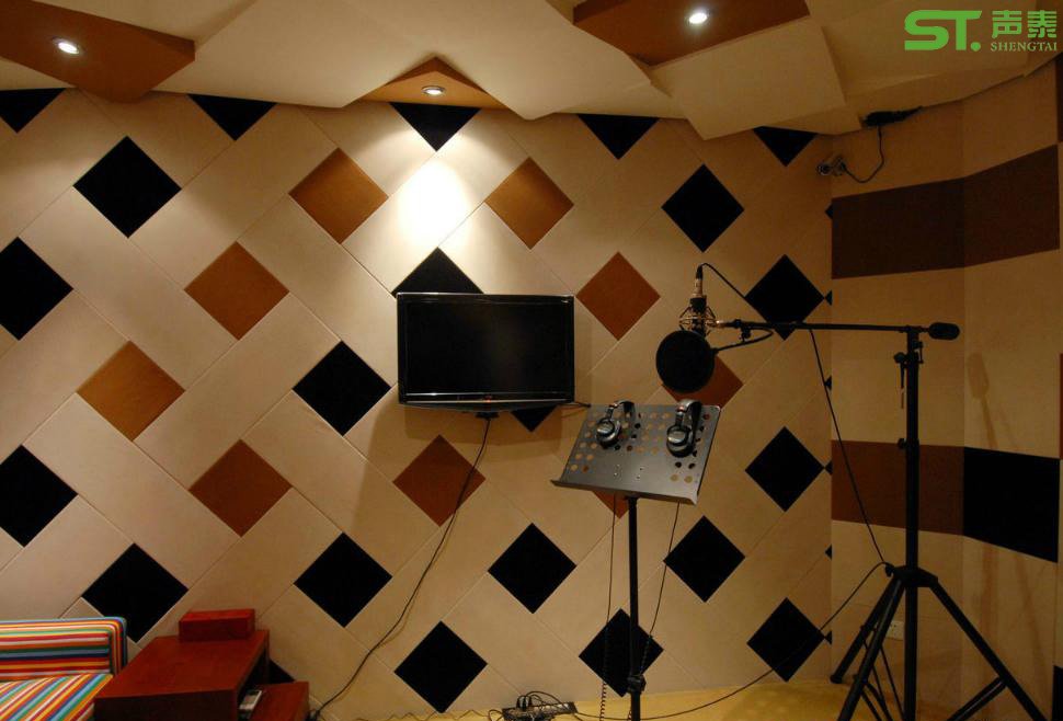 聚酯纤维吸音效果图