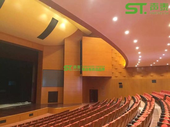 木质圆孔吸音板效果图