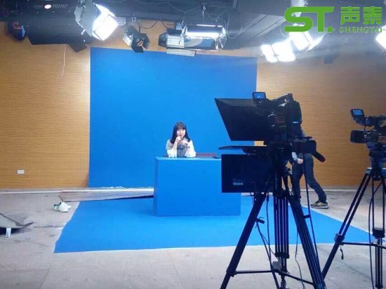 槽木吸音板安装效果图