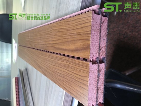 三聚氰胺面-60/4槽木吸音板