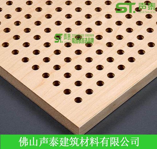 木质吸声穿孔板的构造及基材等级