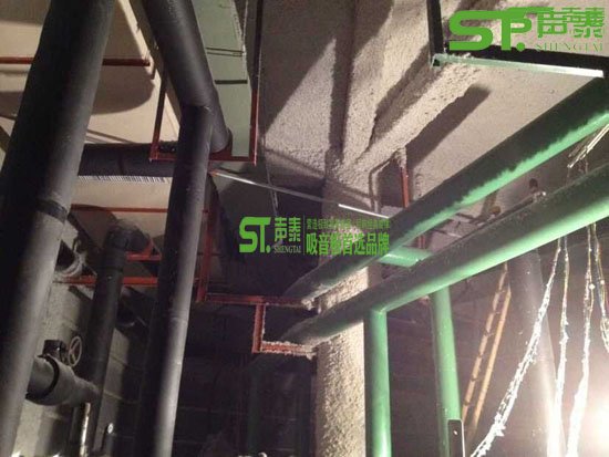 机房a级防火无机纤维吸音喷涂