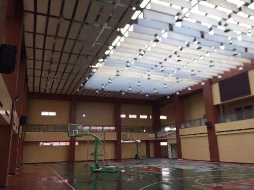体育馆空间吸声体案例图