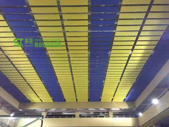 体育馆空间吸声体案例图